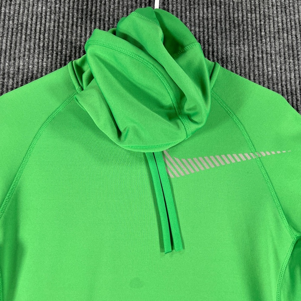 Nike Hoodie Sweatshirt Womens Small Green Therma-Fit Long Sleeve Active Casual